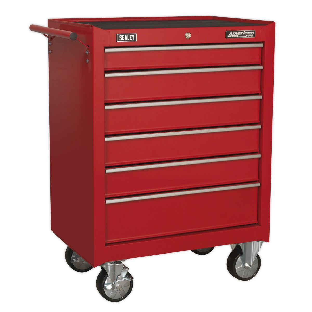 Sealey Topchest Mid-Box & Rollcab 14 Drawer Stack Red AP22STACK