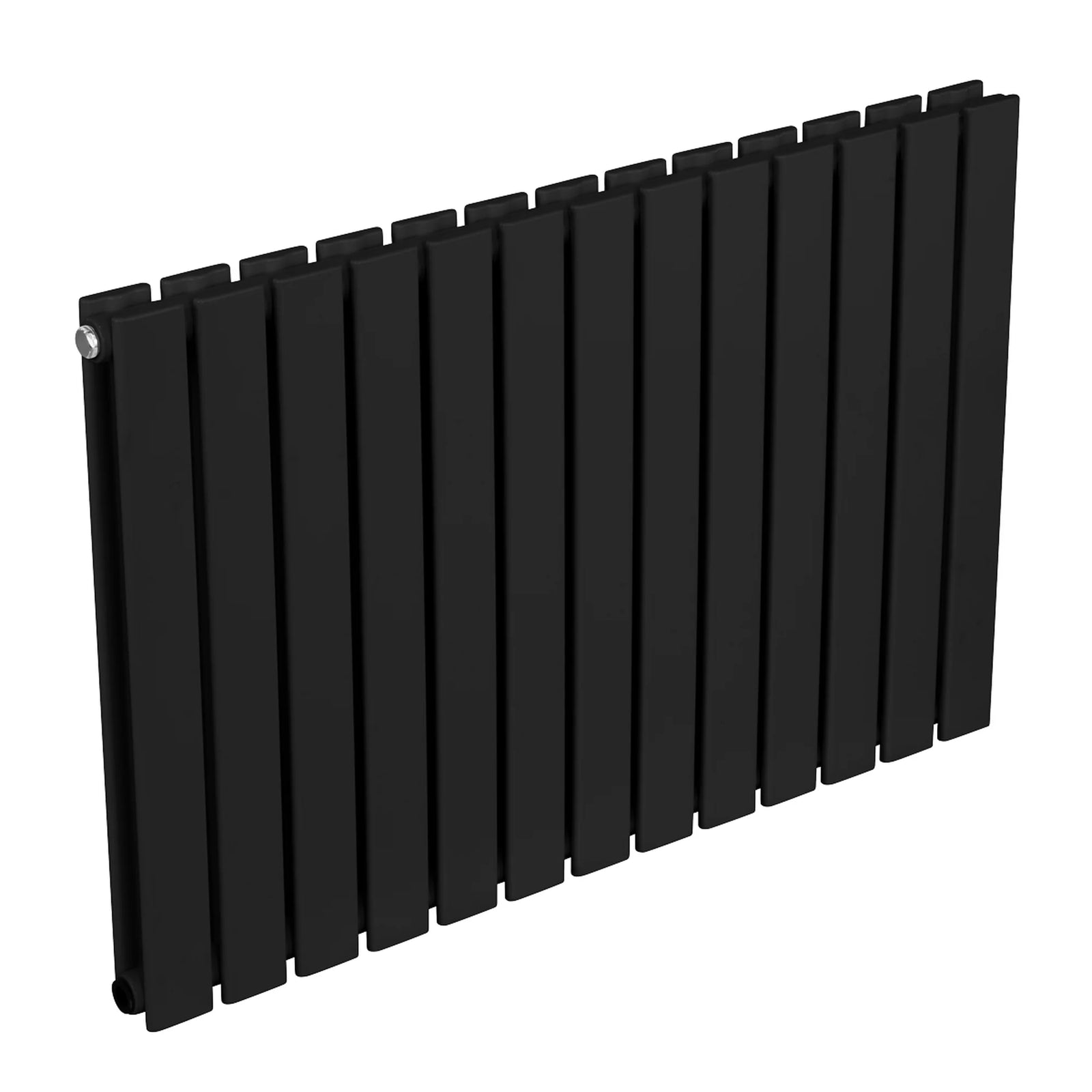 Baridi Horizontal Radiator 600 x 910mm Black DH346