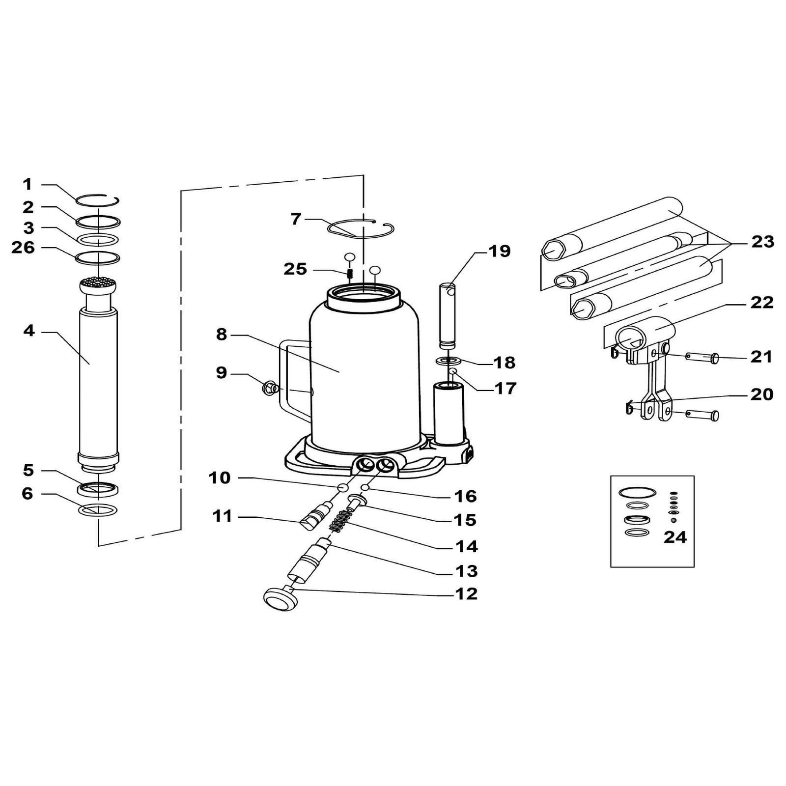 Sealey Rectangular ring SJ20.V3-02