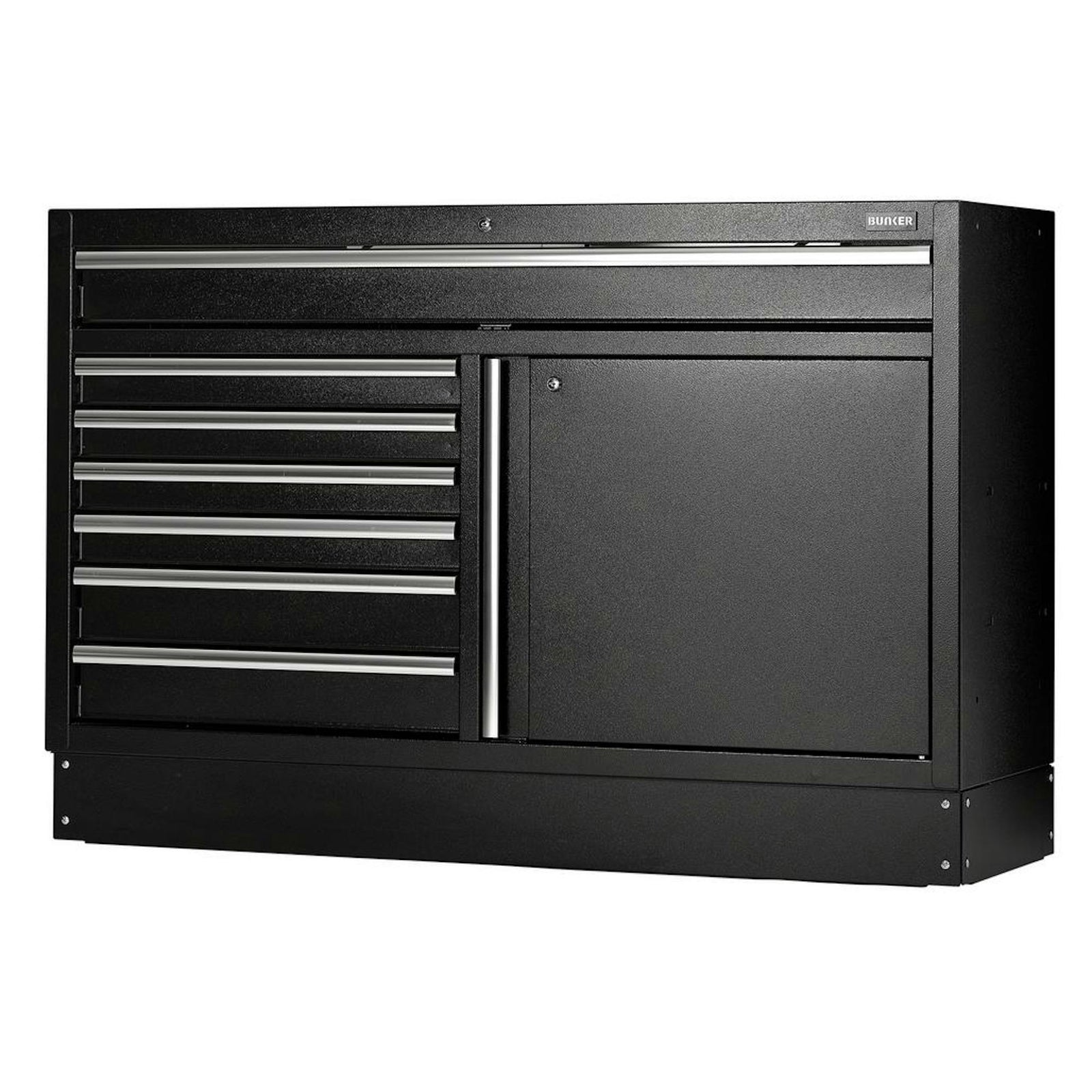 BUNKER Modular Floor Cabinet, 7 Drawer, 1360mm - MS400-7BU54