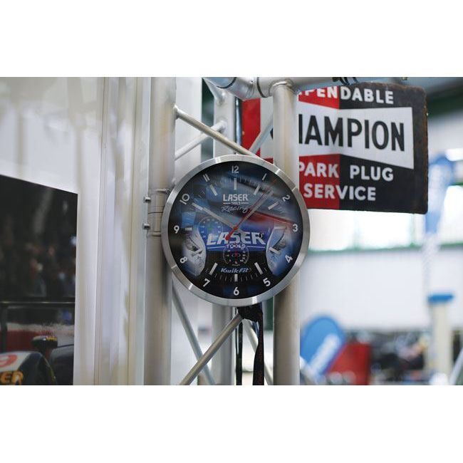 Laser Laser Tools Racing Wall Clock 8346