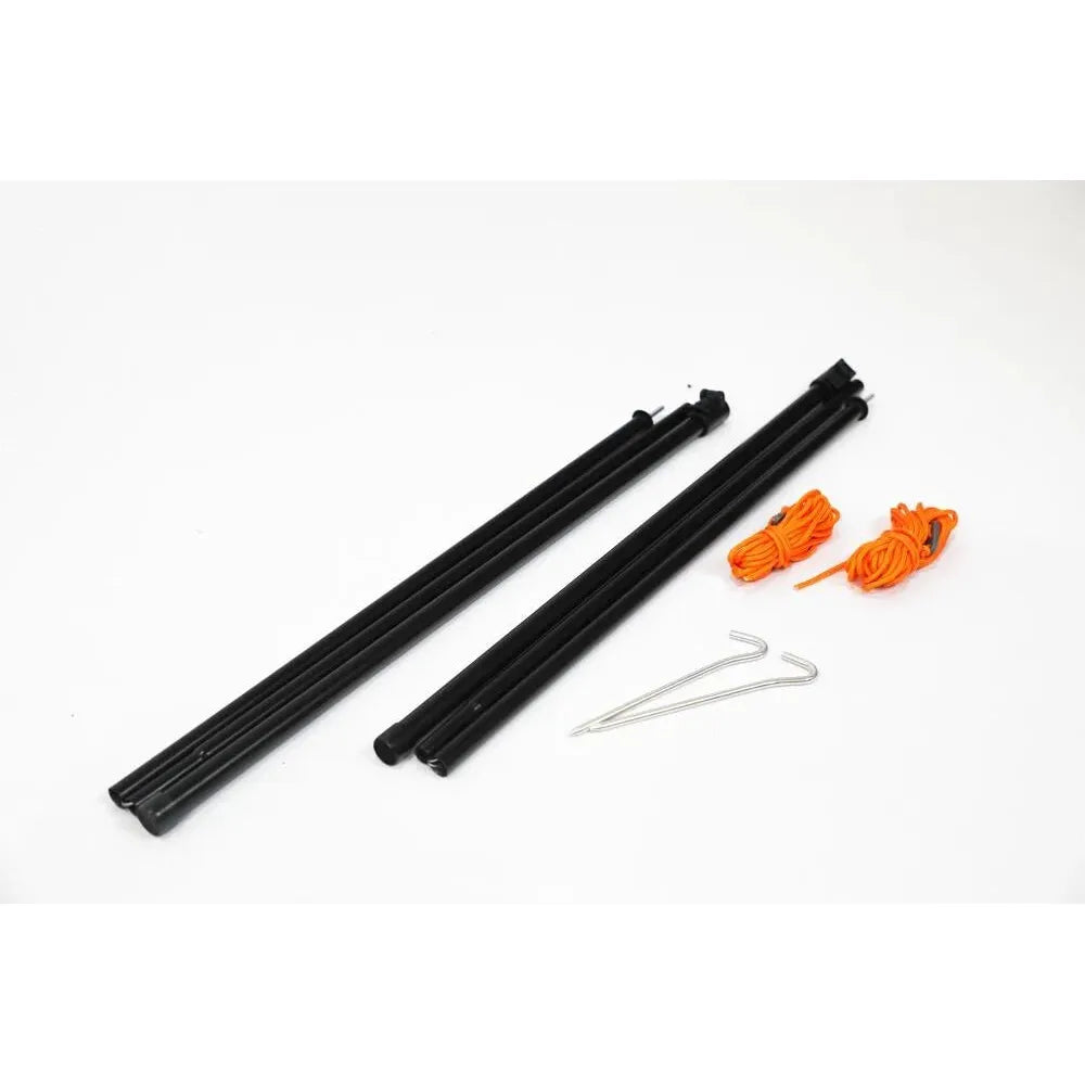 Vango Adjustable Steel King Poles 180-220cm - Black