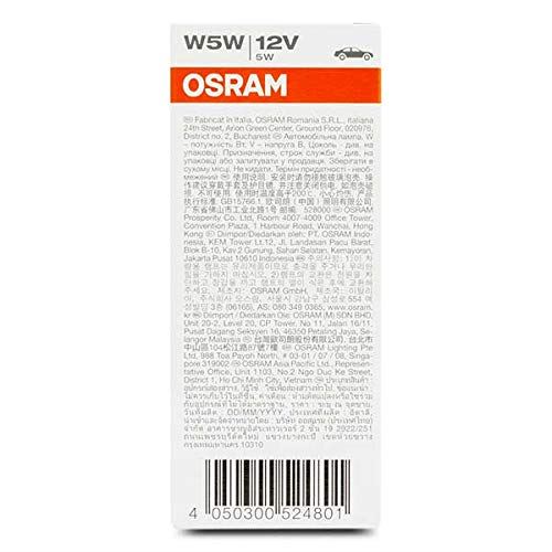 Osram O'2825 Original Bulb, W5W, 1 Unit