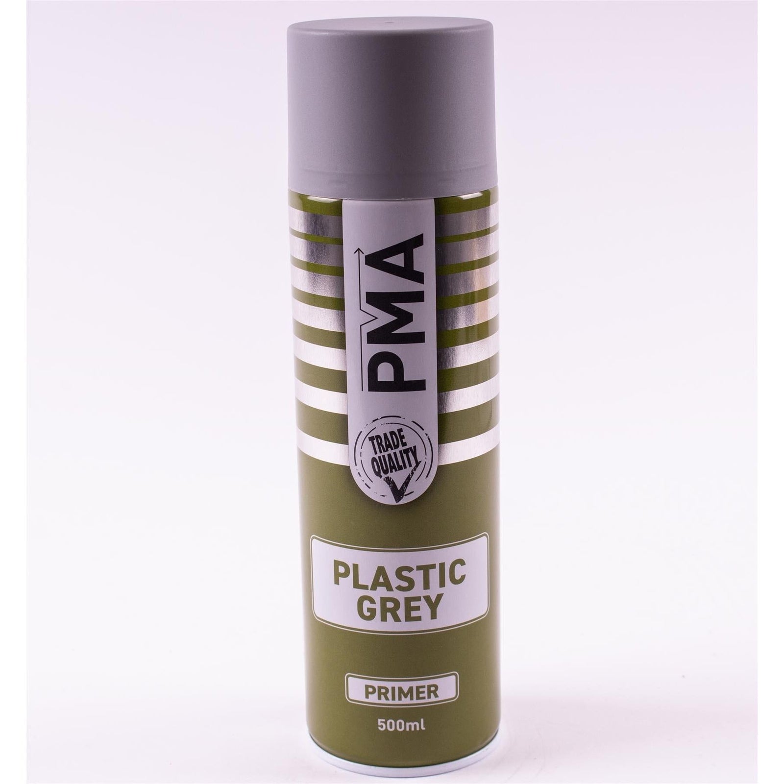 Autotek Professional Grey Plastic Primer 500ml Spray Paint High Coverage