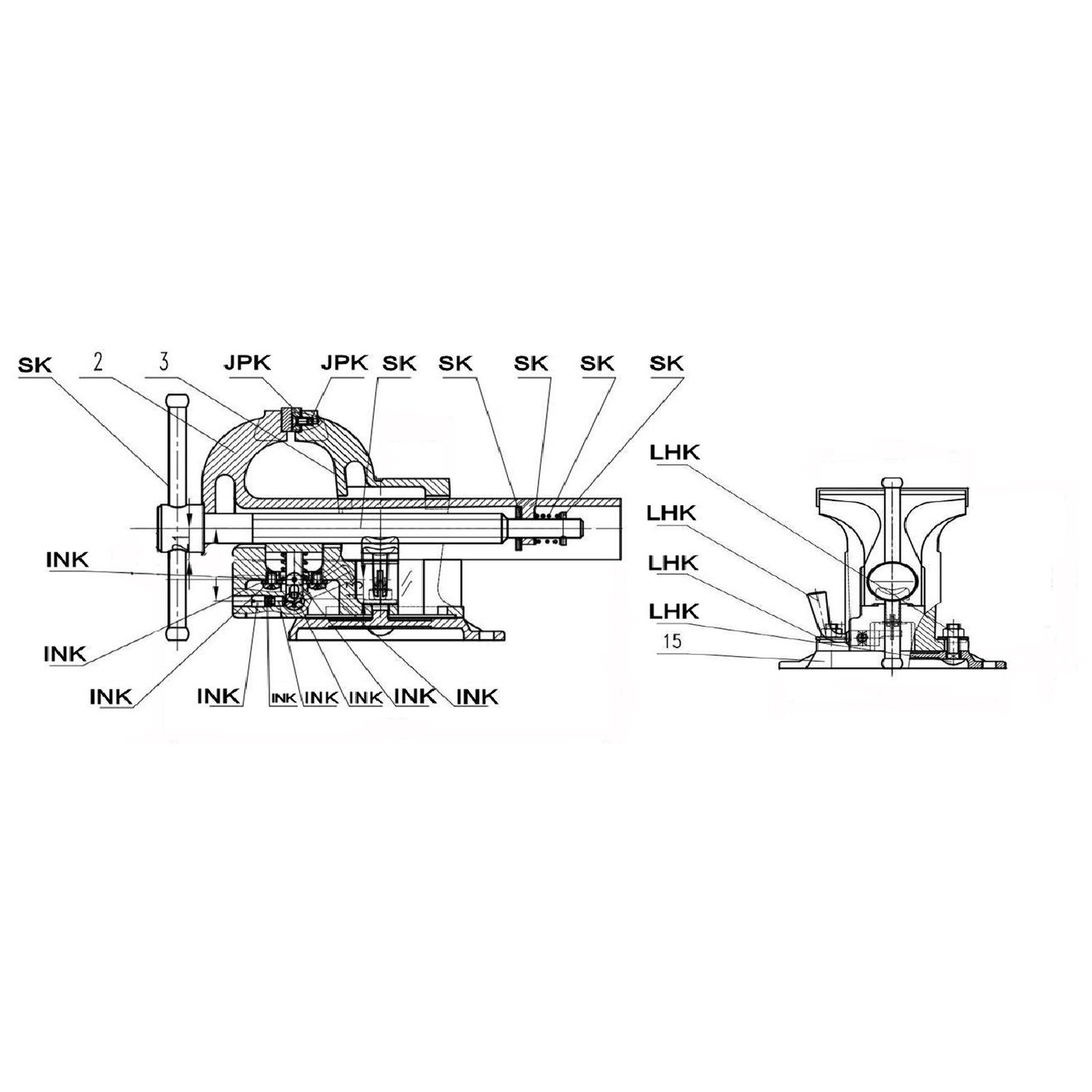 Sealey Inside nut kit QAVE100.INK