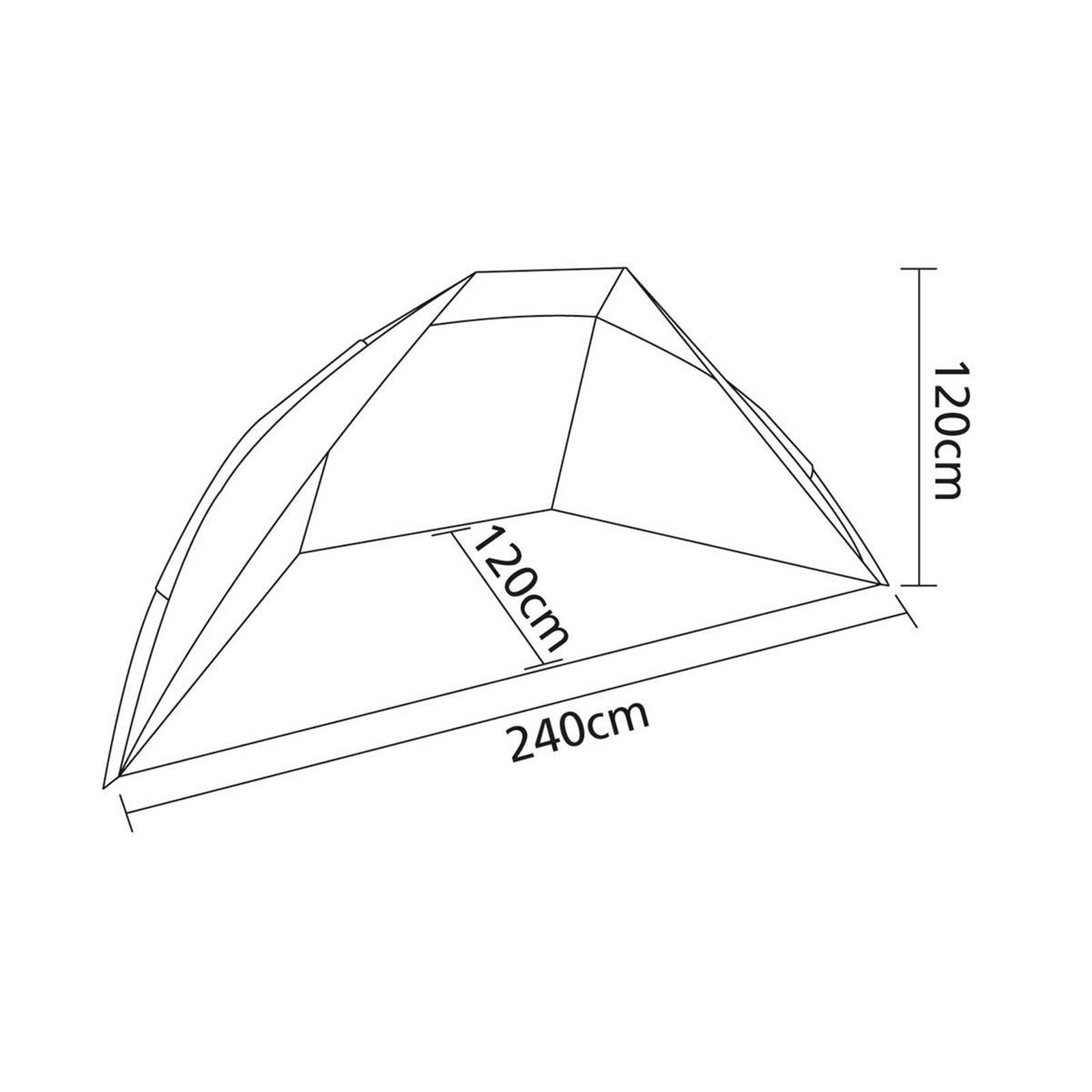 Bo-Camp Beach Screen Grey/Blue