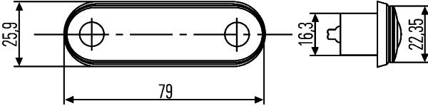 Hella Position Light 2PF 959 590-237