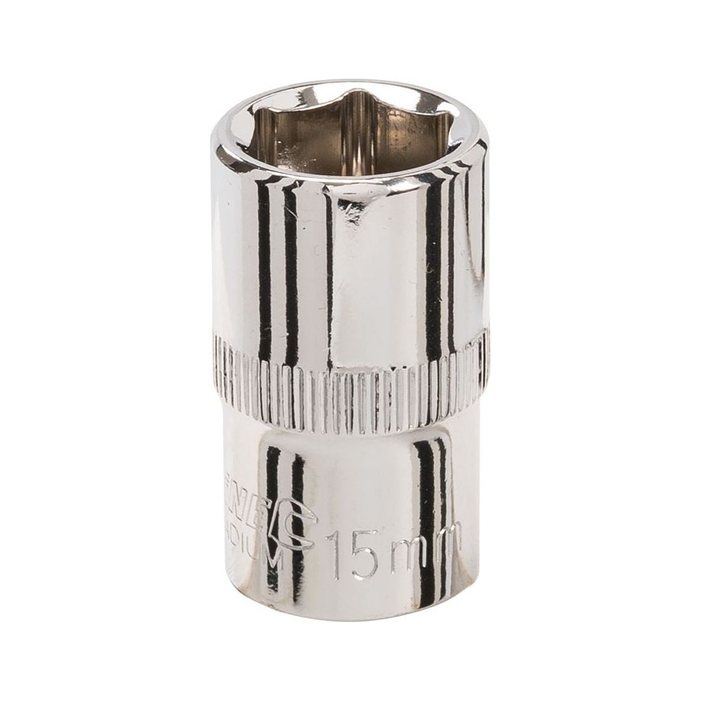 Silverline Socket 1/2" Drive 6pt Metric 15mm