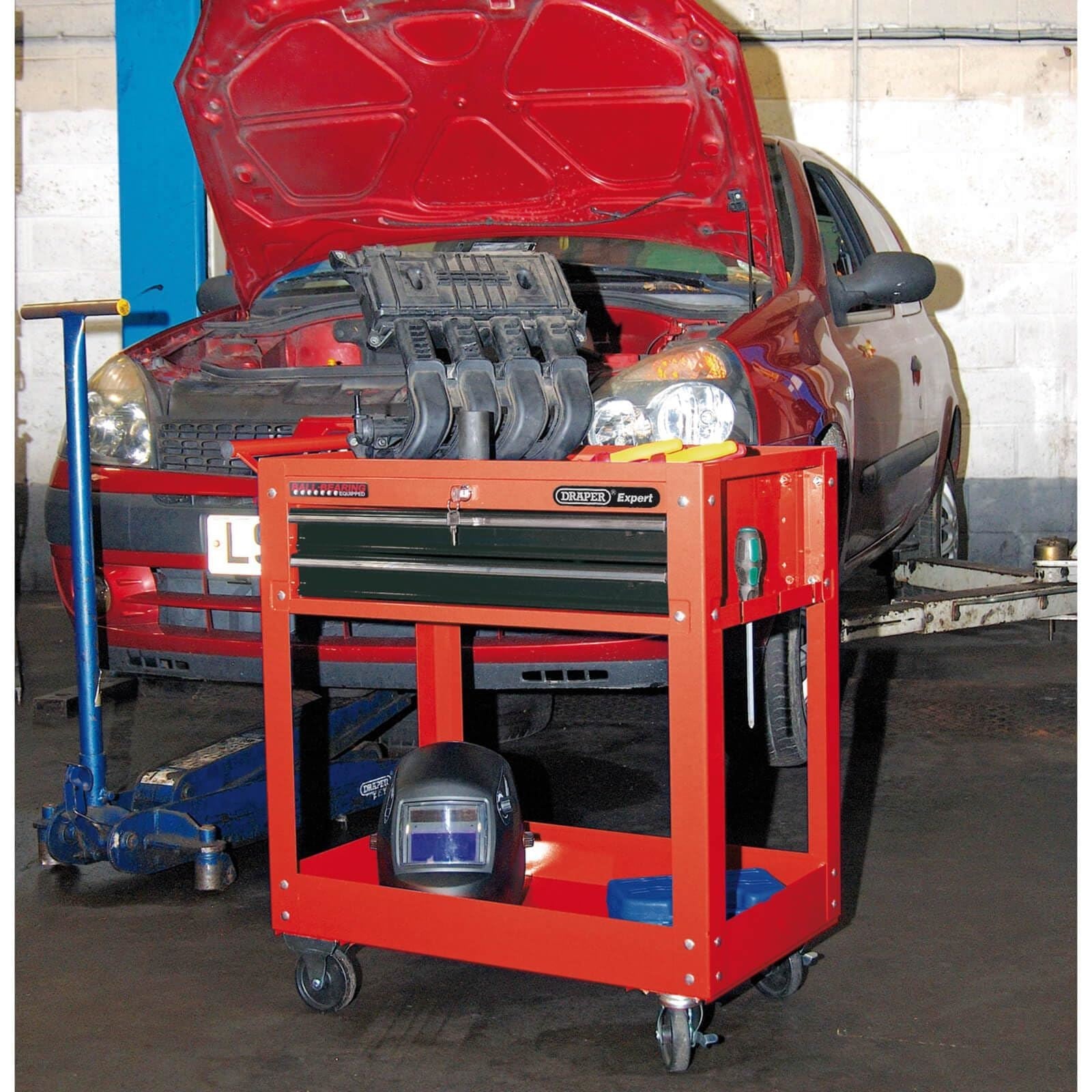 Draper Expert 2 Level Tool Trolley with Two Drawers 07635