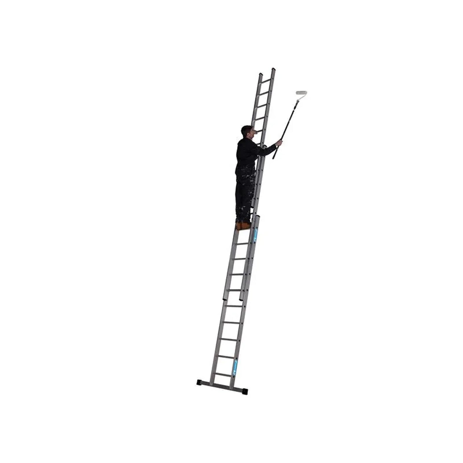 Zarges Everest D-Rung Extension Ladder 3-Part 3 x 10 - 4131026