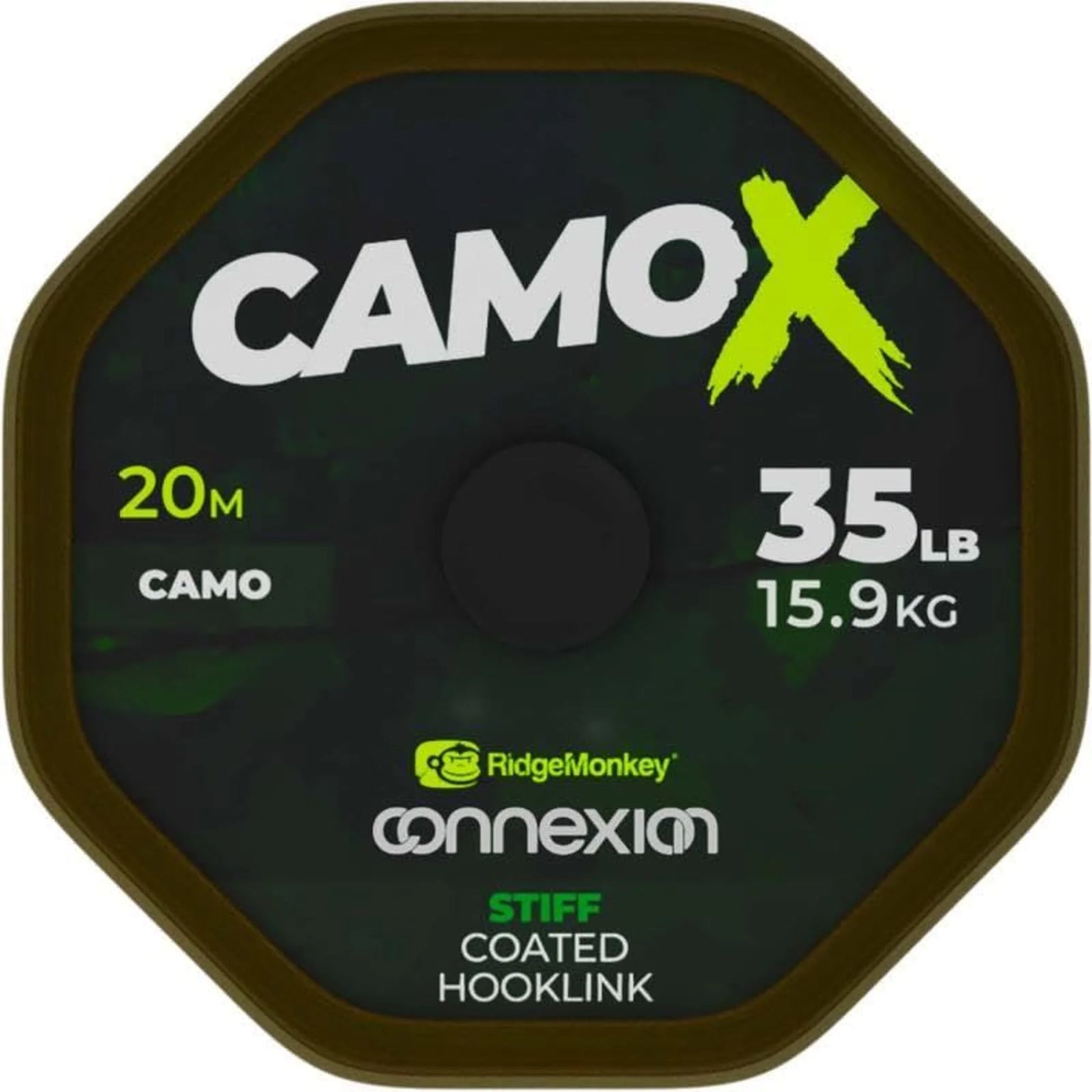 RidgeMonkey Connexion CamoX Stiff Coated Hooklink 35lb - RMT320