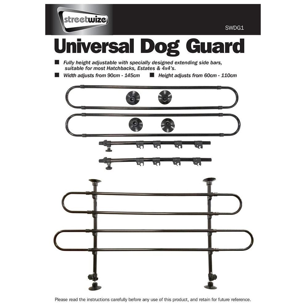 Universal Heavy Duty Car Van Pet Dog Cat Guard Safety Barrier Adjustable Barrier