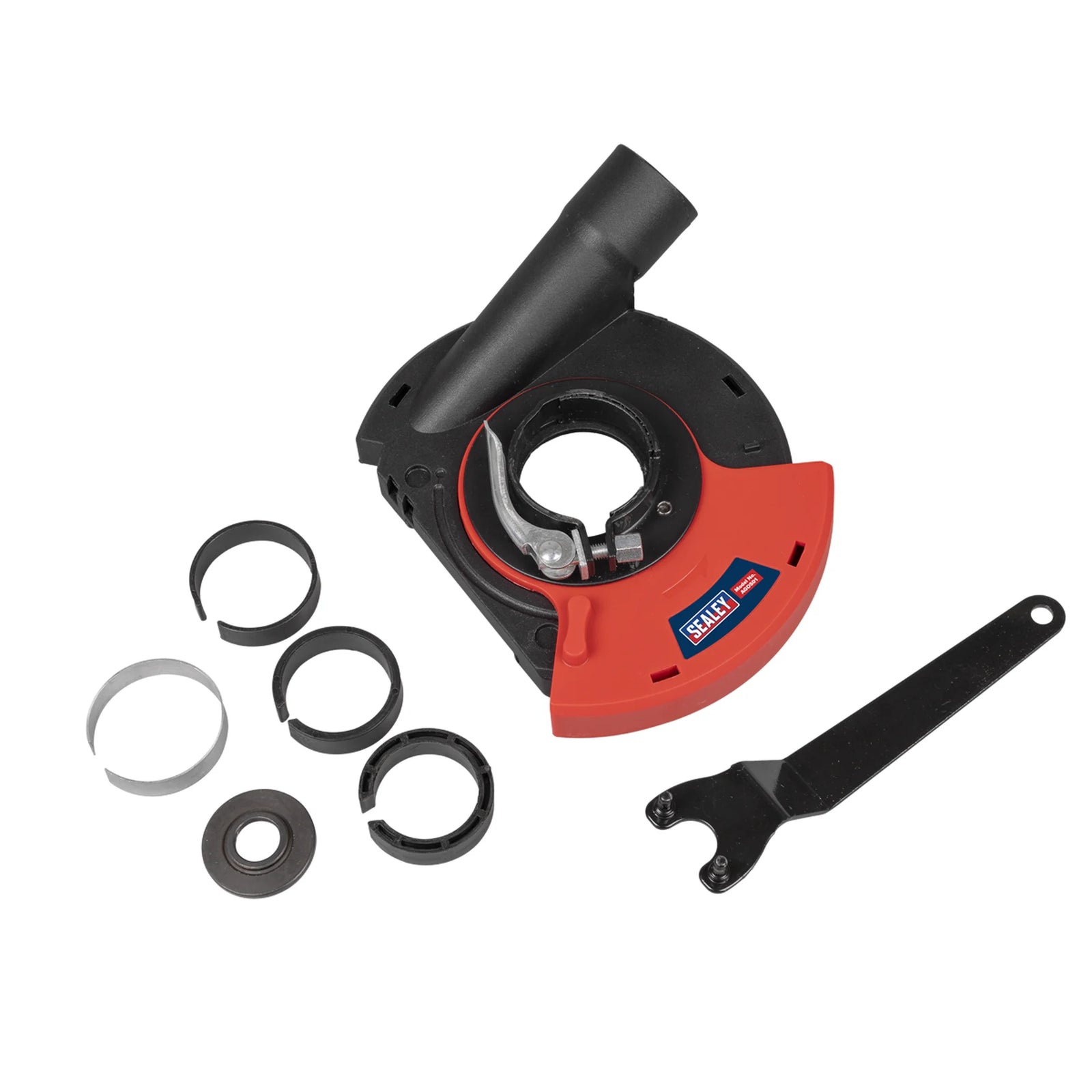 Sealey Adjustable Angle Grinder Dust Shroud Ø115mm - Ø125mm