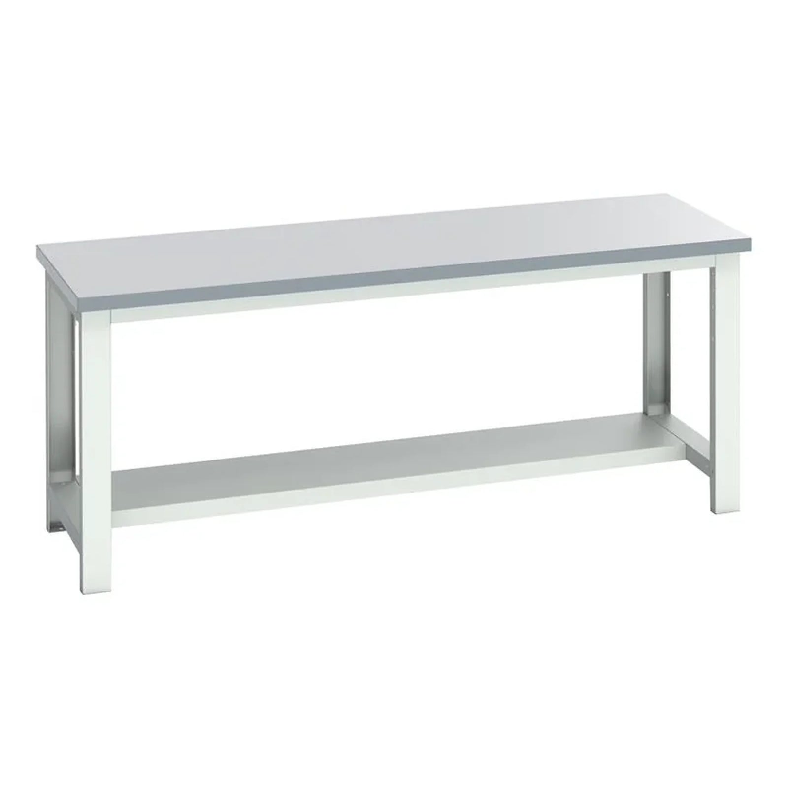 Bott Cubio Bench with Half Shelf, ESD Laminate Clad Top 2000 x 750mm