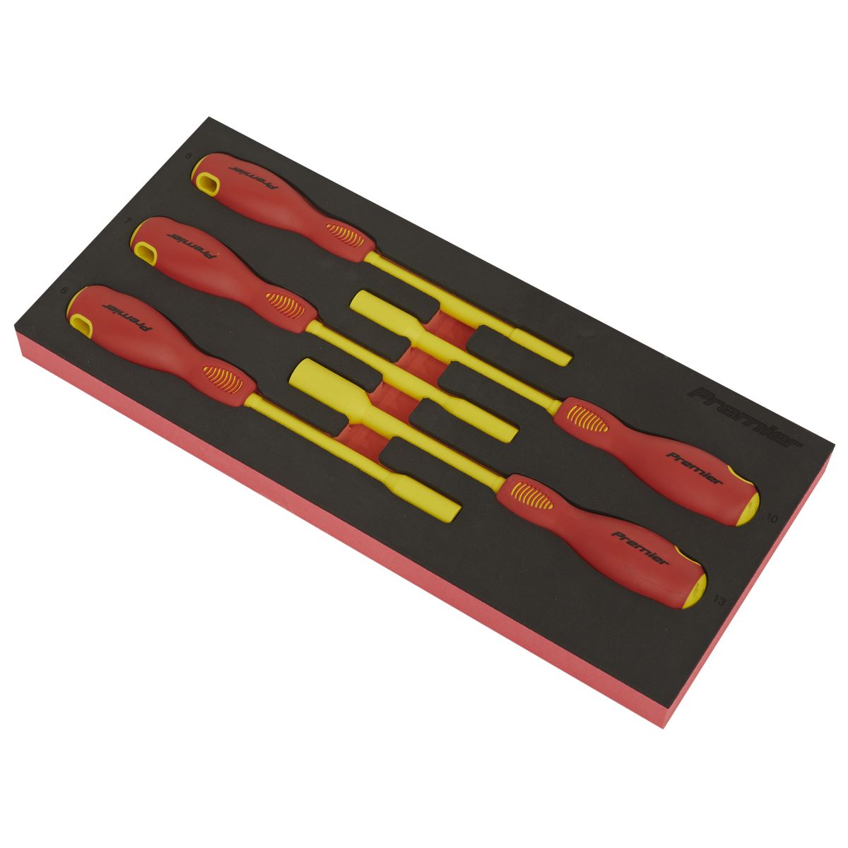 Premier Insulated Nut Driver Set with Tool Tray 5pc - VDE Approved