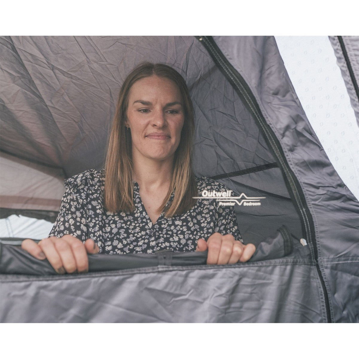 Outwell Monterey 5 Air 5 Berth Three Room Tunnel Tent