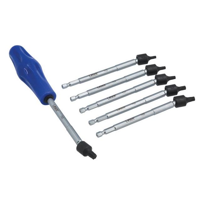 Laser Universal Joint Star Bit Set 6pc 8219