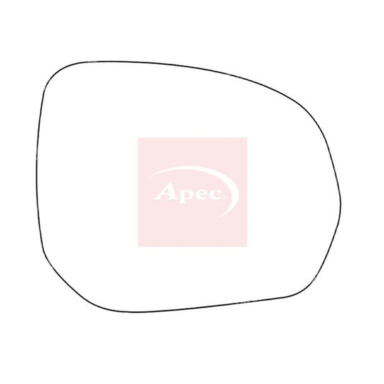 Apec Exterior Wing Mirror Glass Right AMS2106