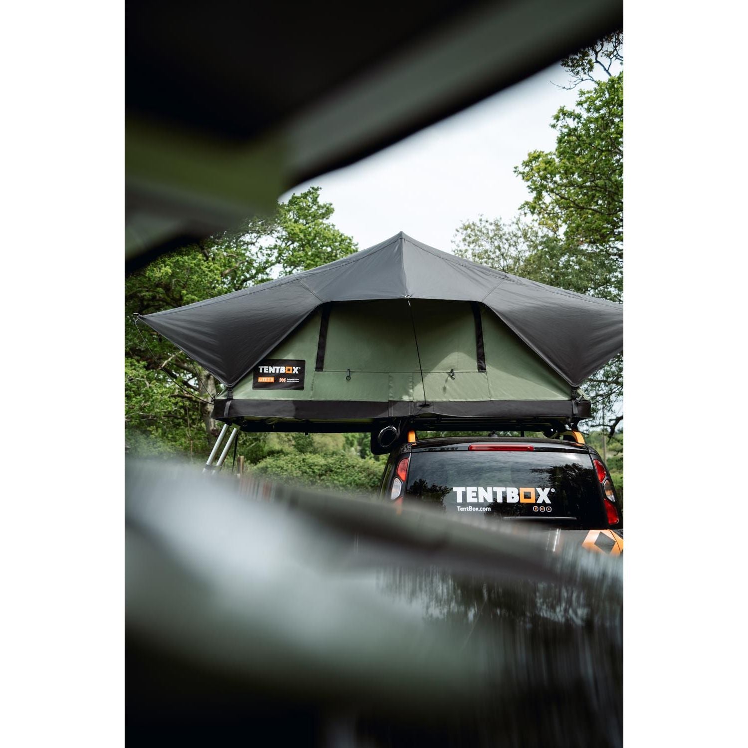 TentBox Lite 2.0 (Forest Green) 2 Person Roof Tent