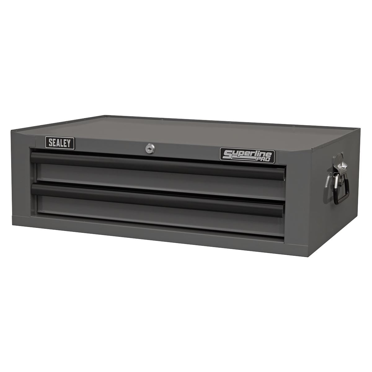 Superline Pro Superline PRO Mid-Box Tool Chest 2 Drawer - Grey/Black AP26029TG