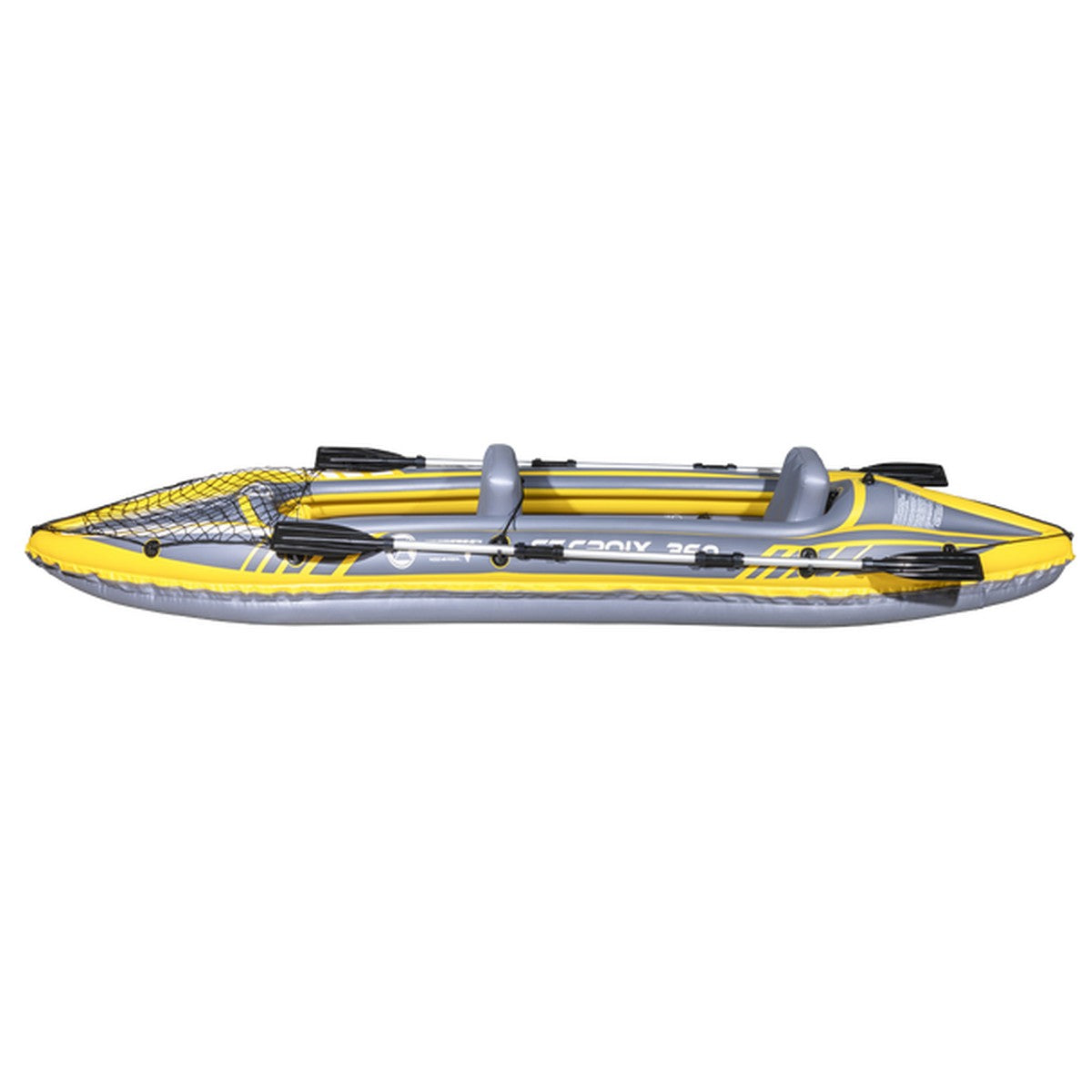 Dellonda Inflatable 2-Person Kayak/Canoe Set with Pump, Carry Bag & 2 Oars
