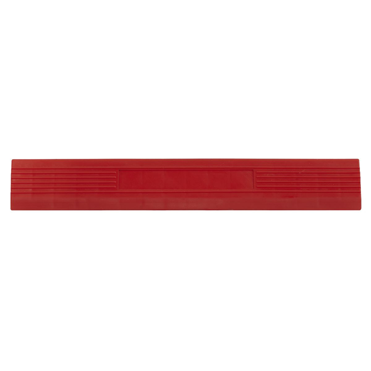 Sealey Polypropylene Floor Tile Edge 400 x 60mm Red Male Pack of 6 FT3ERM