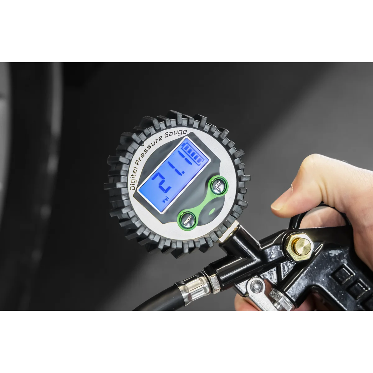 Sealey Digital Tyre Inflator SA332D 12bar with Clip-On Connector