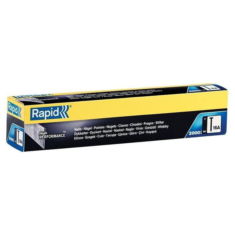 Rapid 16A 20° Galvanised Brad Nails 38mm (Box 2000)