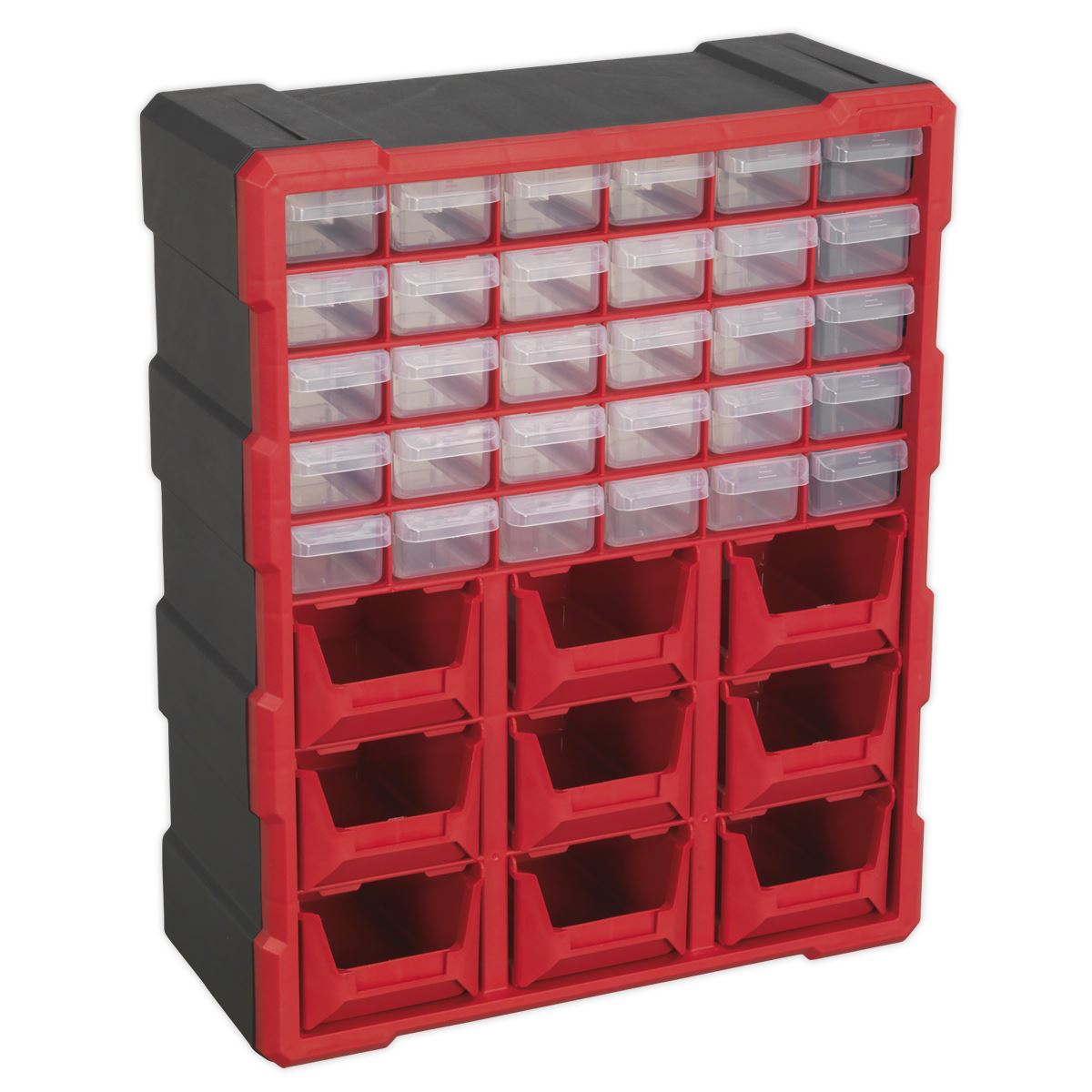 Sealey Cabinet Box 39 Drawer Red/Black APDC39R