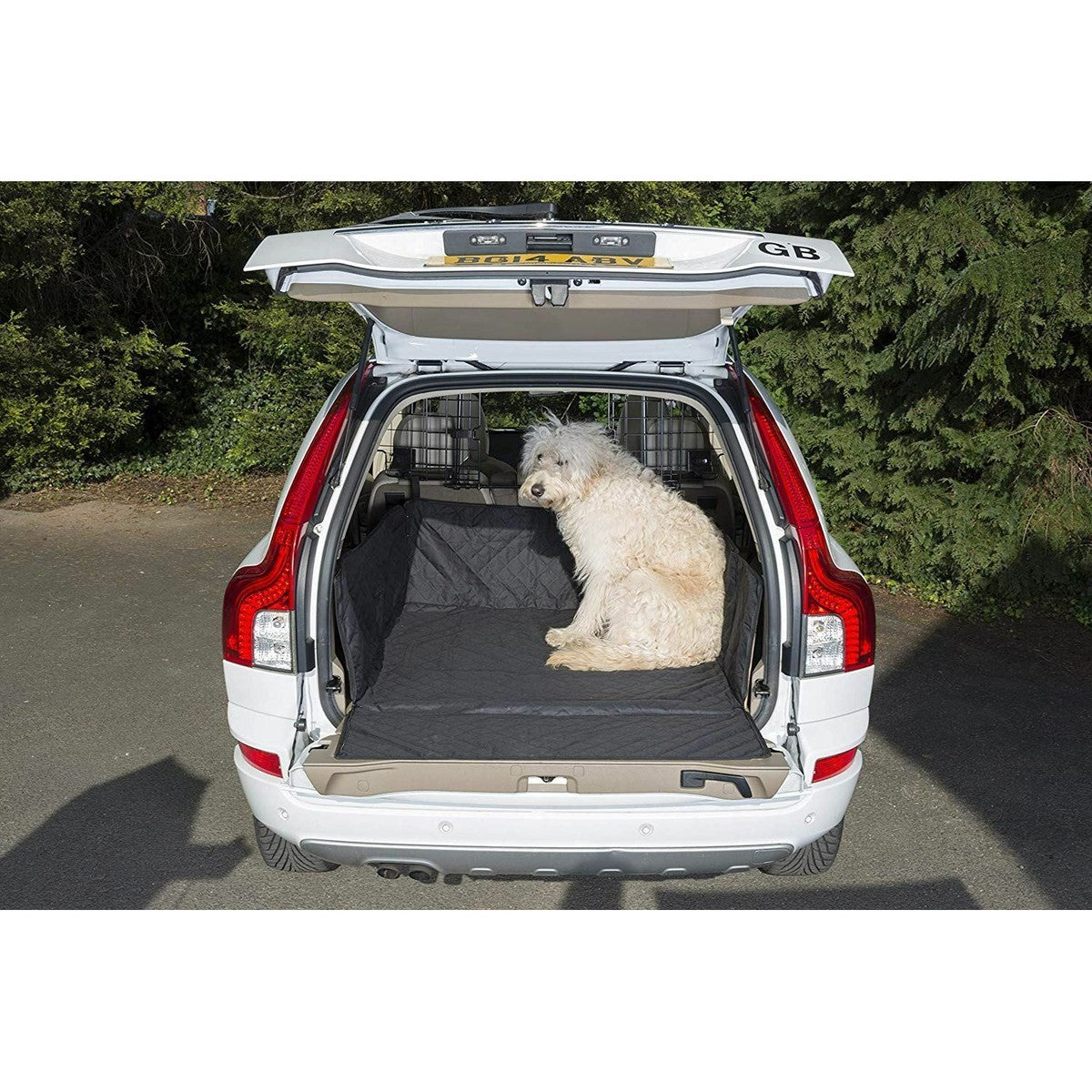 Waterproof Quilted Padded Dog Pet Mat Car Boot Liner & Bumper Protector