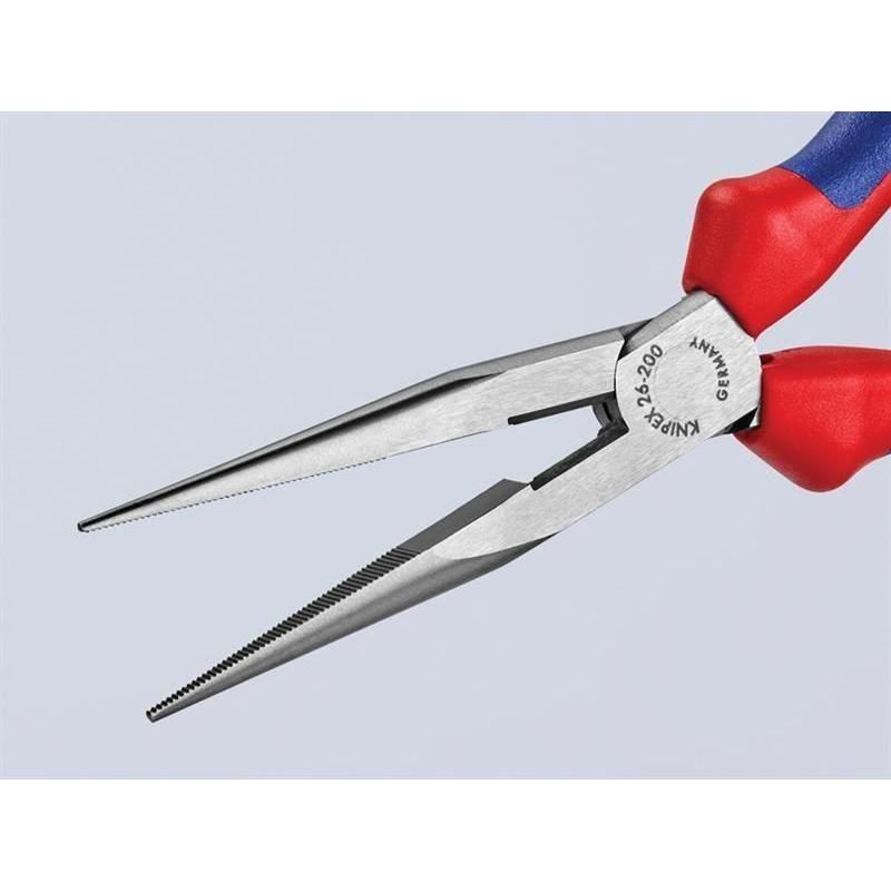 Knipex Snipe Nose Side Cutting Pliers (Stork Beak) Multi-Component Grip 200mm (8in)