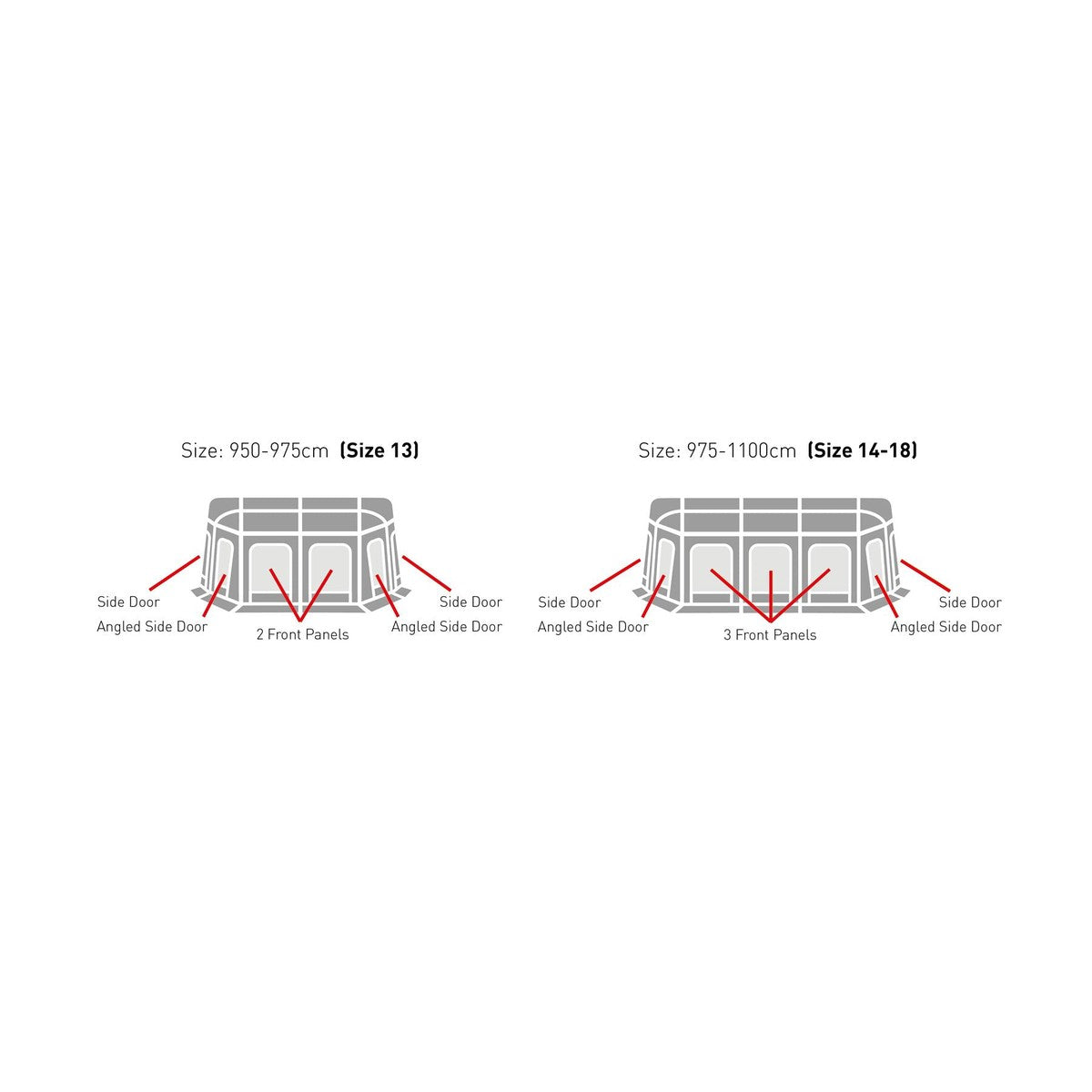 Sunncamp Icon Air Inflatable Caravan Awning Size 13-18