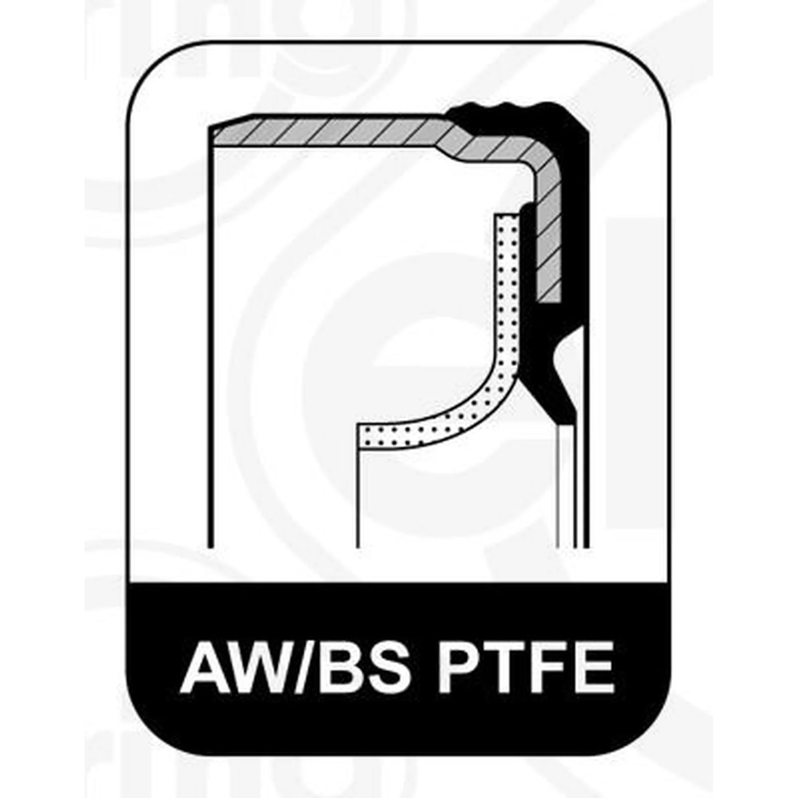 Elring Crankshaft Shaft Seal OD ID Wide 488.030