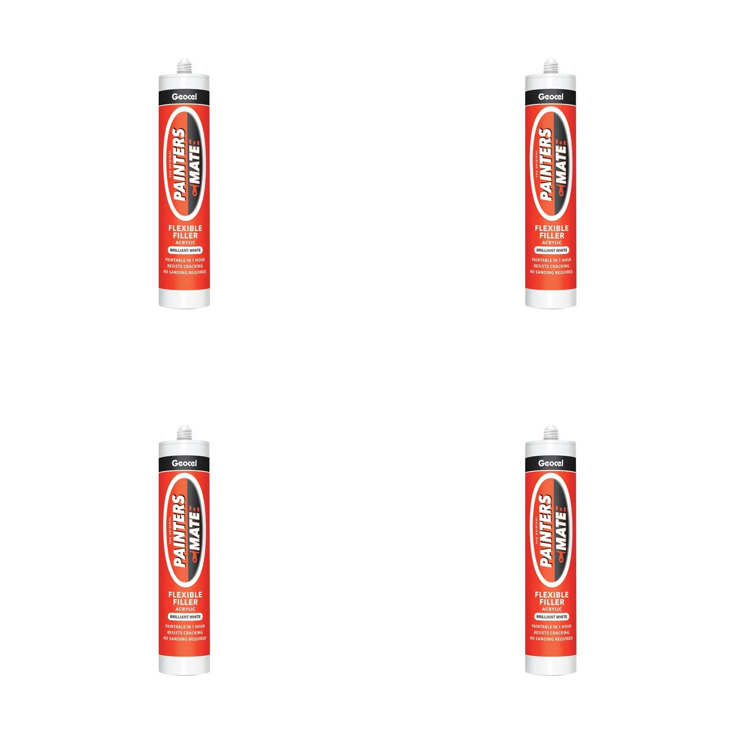 Geocel Painters Mate Flexi Acrylic White 310ml - 2939444/C05