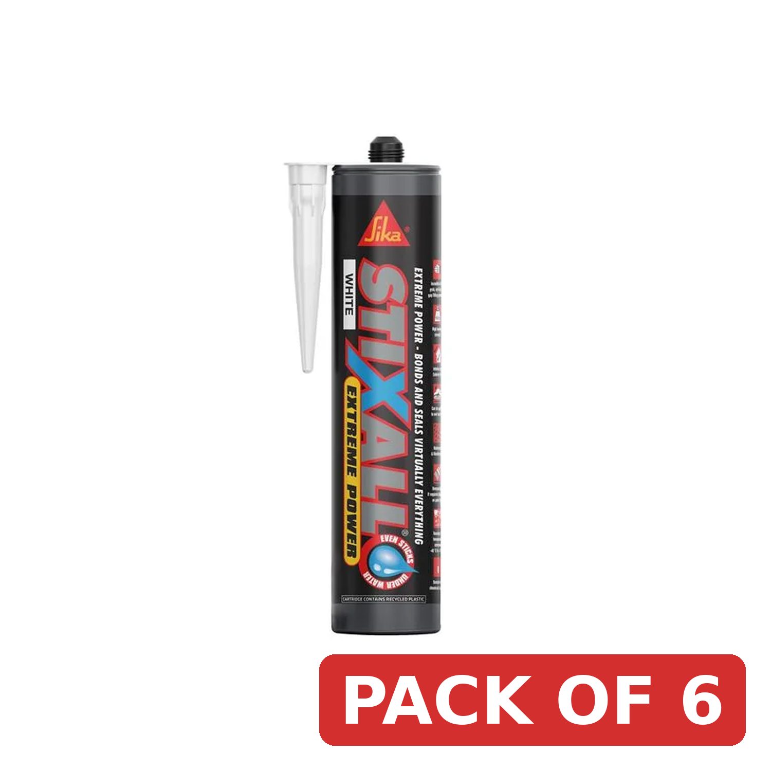 Everbuild Sika Stixall Extreme Power Cartridge Grey 290ml - 483109
