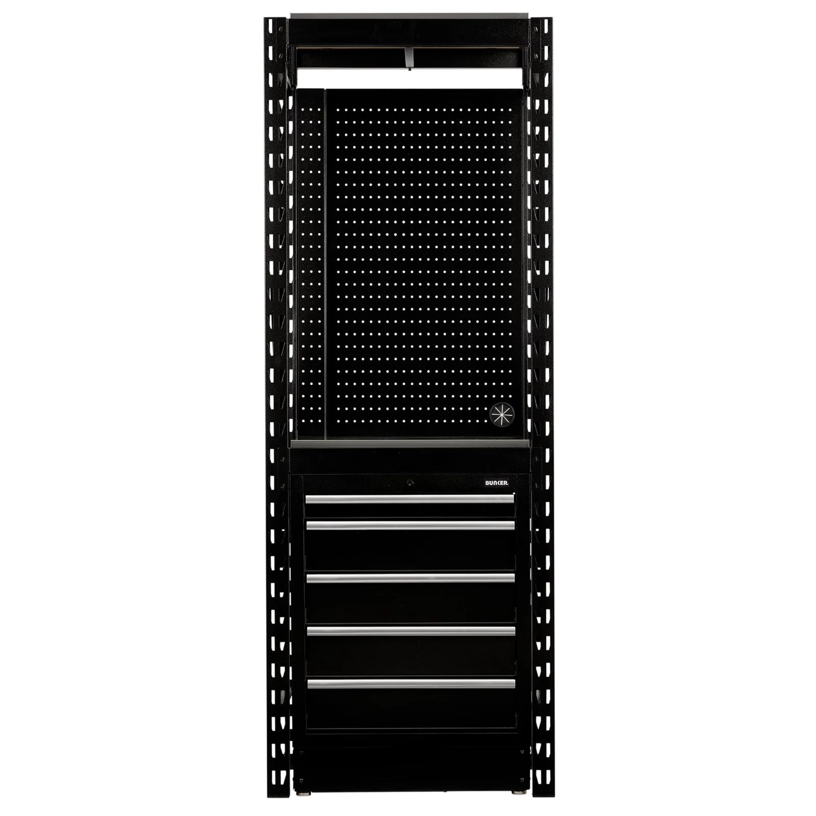BUNKER 13 Piece Modular Storage Combo 2 Tier Racking with Stainless Steel