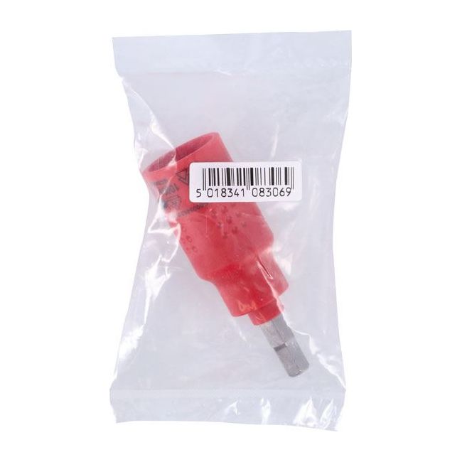 Laser Insulated Hex Socket Bit 6mm 3/8"D 8306