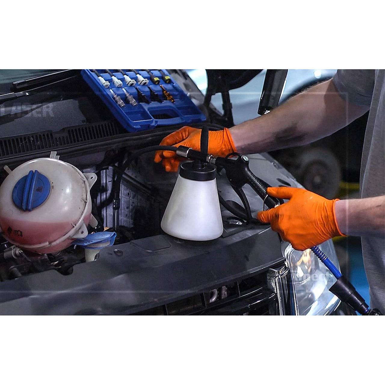 Laser Pneumatic Diesel Bleeding Kit & Vacuum Fluid Extractor 7184