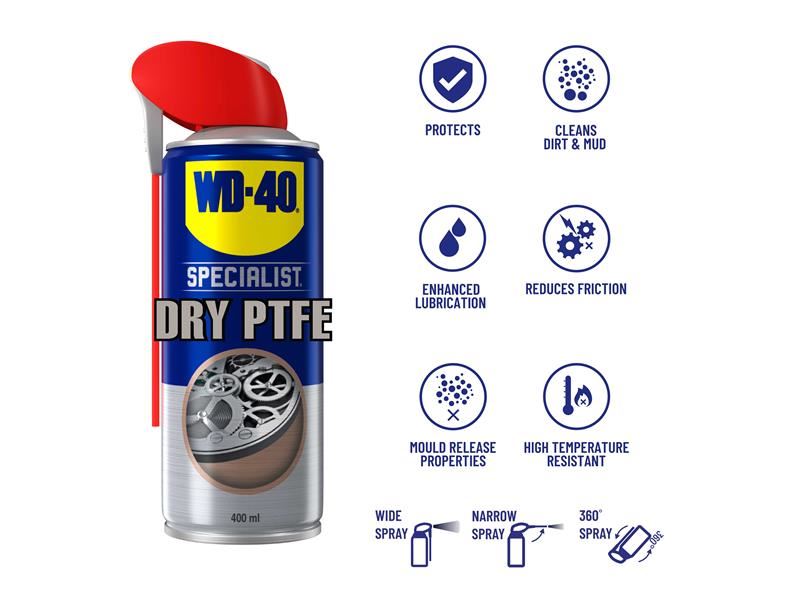 WD-40 Specialist Dry Lubricant with PTFE 400ml