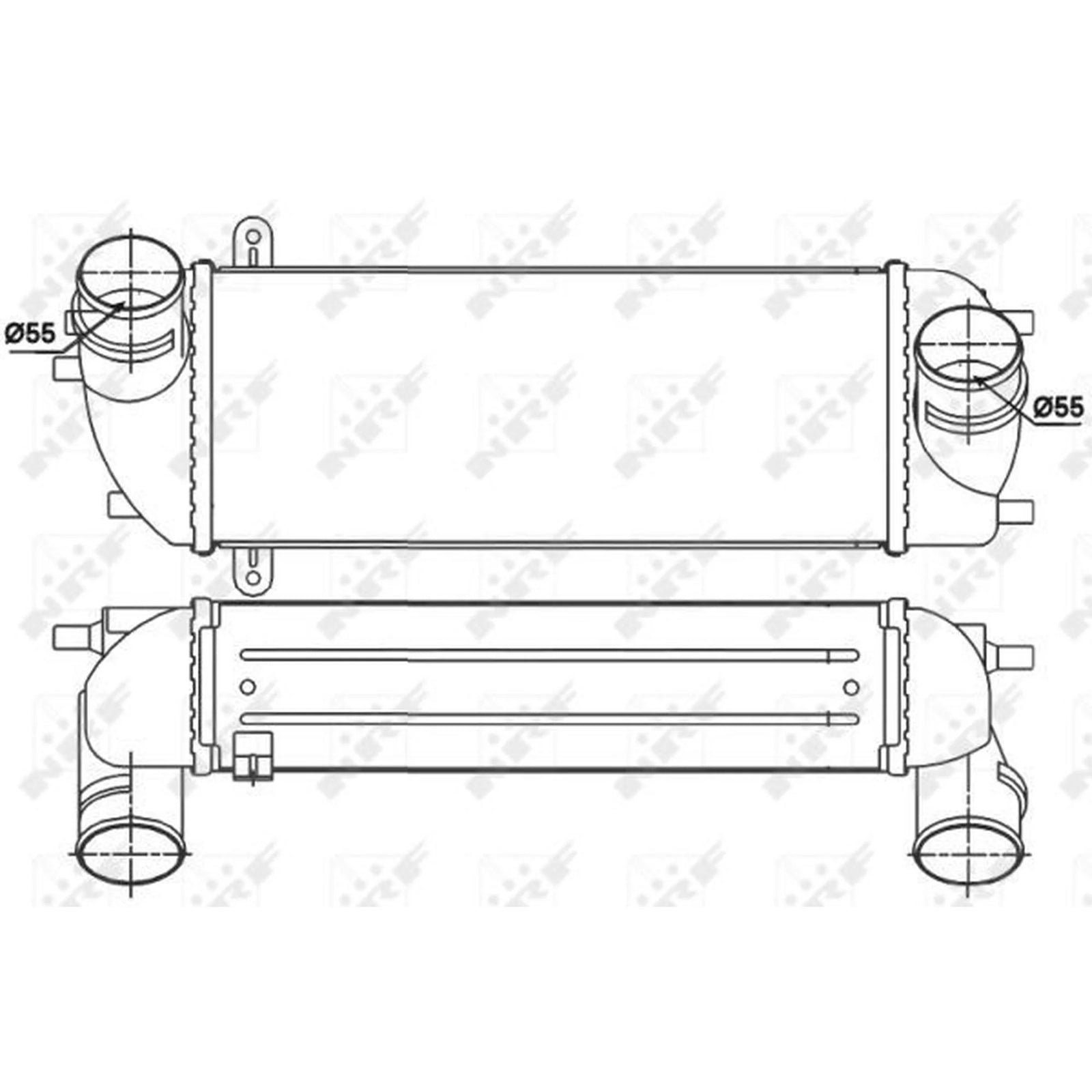 NRF Intercooler (Charge Air Cooler) 30338