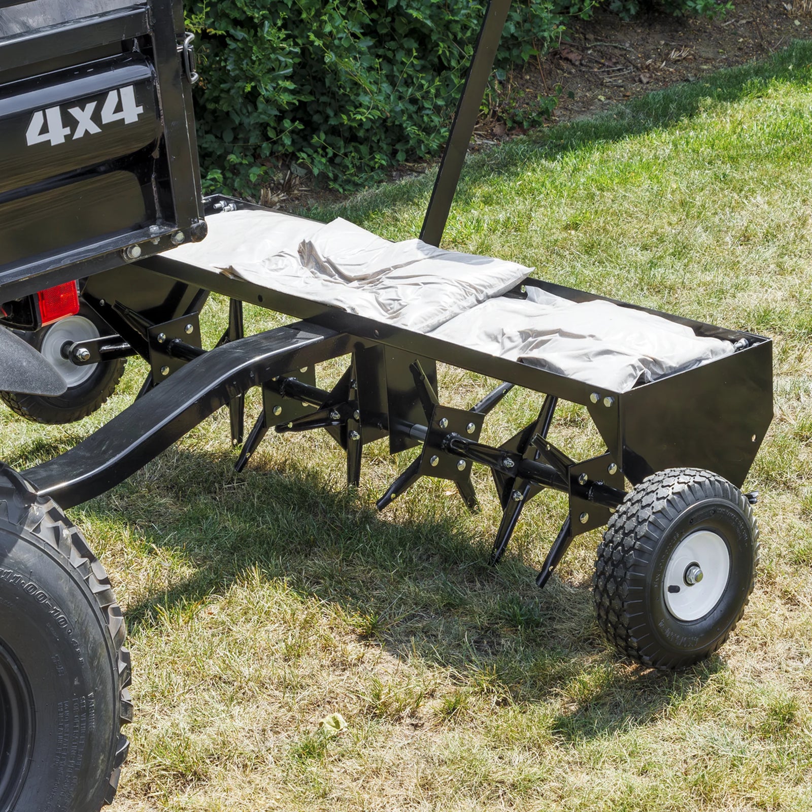 Sealey 48" Tow Behind Plug Aerator SLA48T - 95kg Capacity