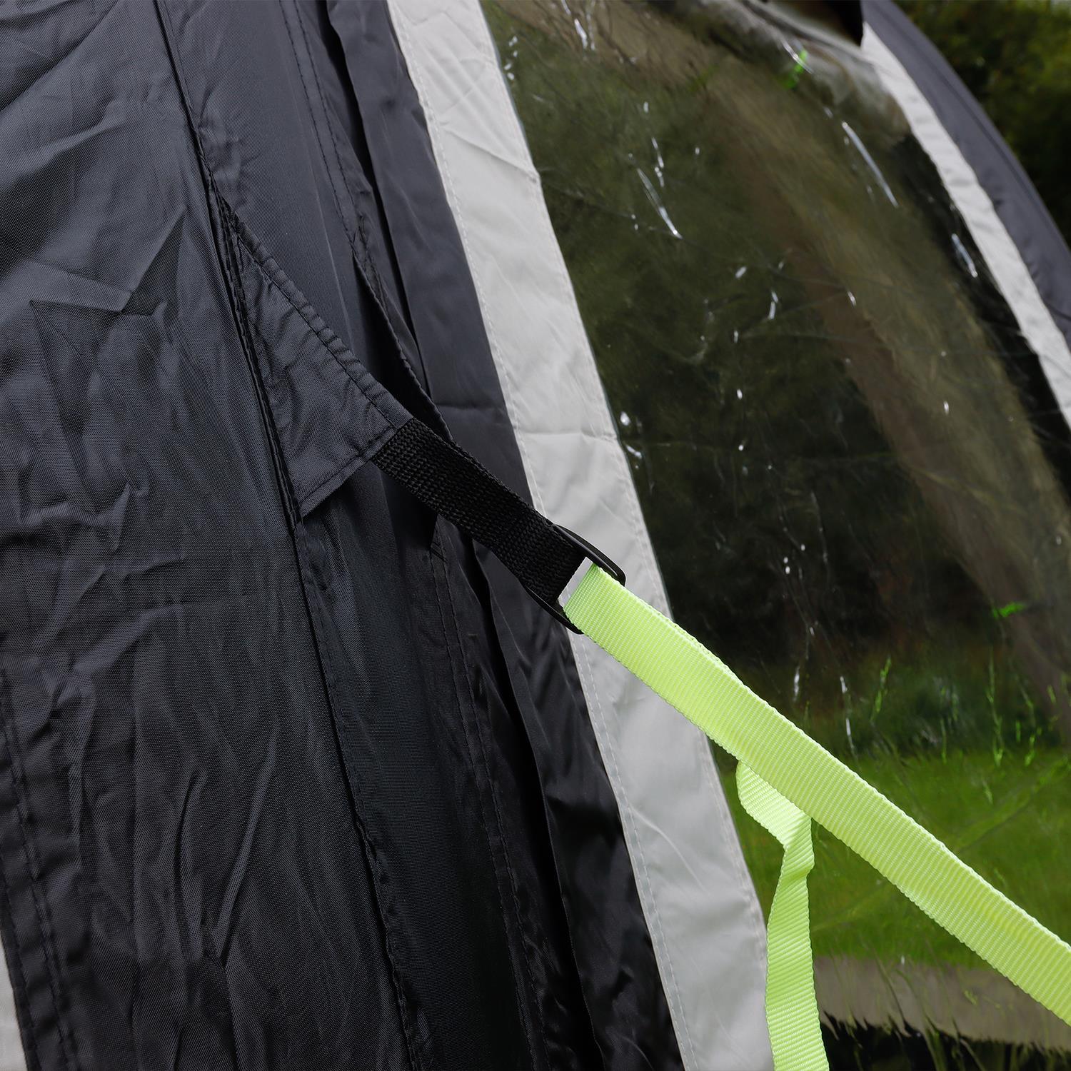Leisurewize Awning Ontario 390 x 240cm Grey Caravan Camping Easy Assemble
