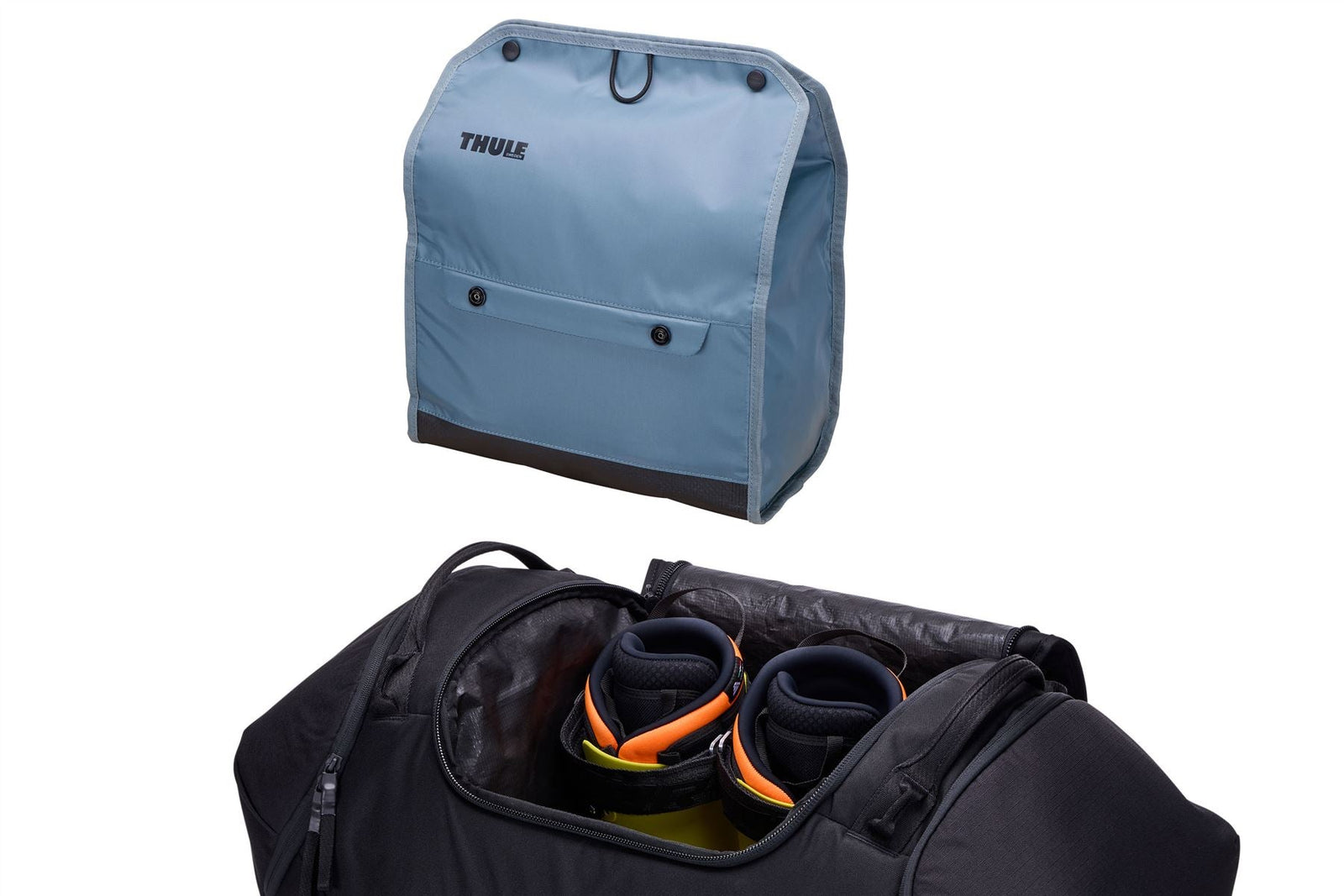 Thule RoundTrip ski and snowboard duffel 80L Black