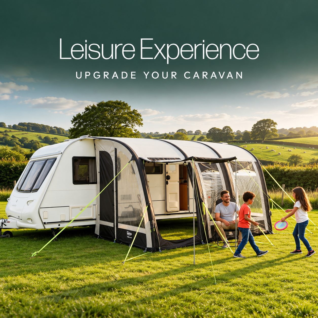 Leisurewize Side Wall Panel ONLY For Solar 3000 Air Inflatable Sun Canopy Shade