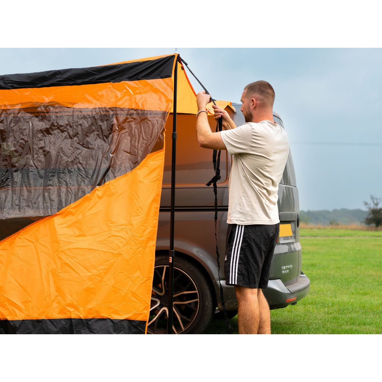 Olpro Rectangle Canopy with window (Orange)