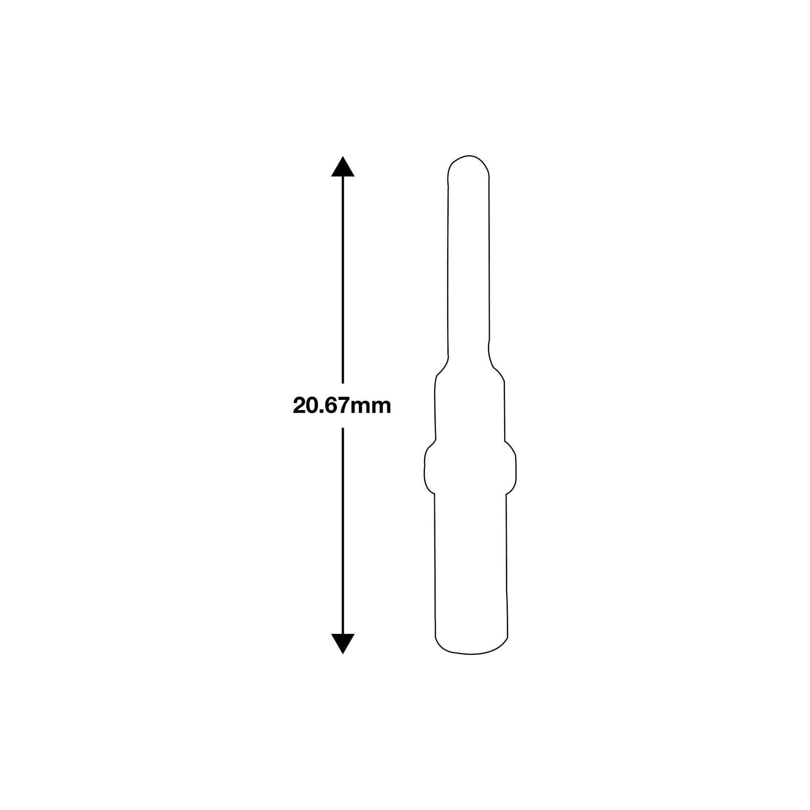 Tool Connection Deutsch Pin Terminal 25pc 37510