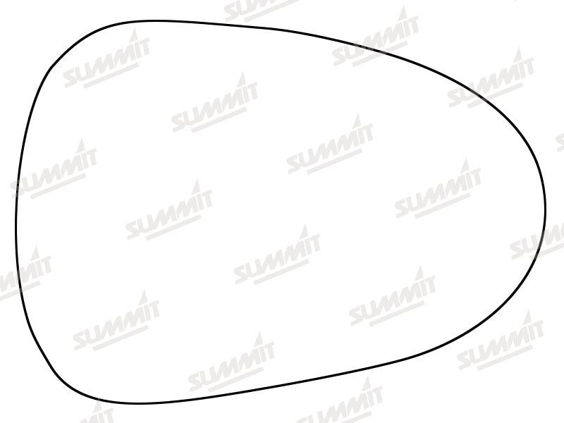 Summit Heated Base Plate With Standard Mirror Glass fits Seat Ibiza / Exeo 08 on RHS