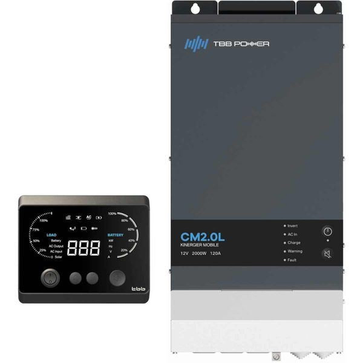 TBB Power Kinergier Mobile Inverter/Charger (12V / 2000W / 120A)