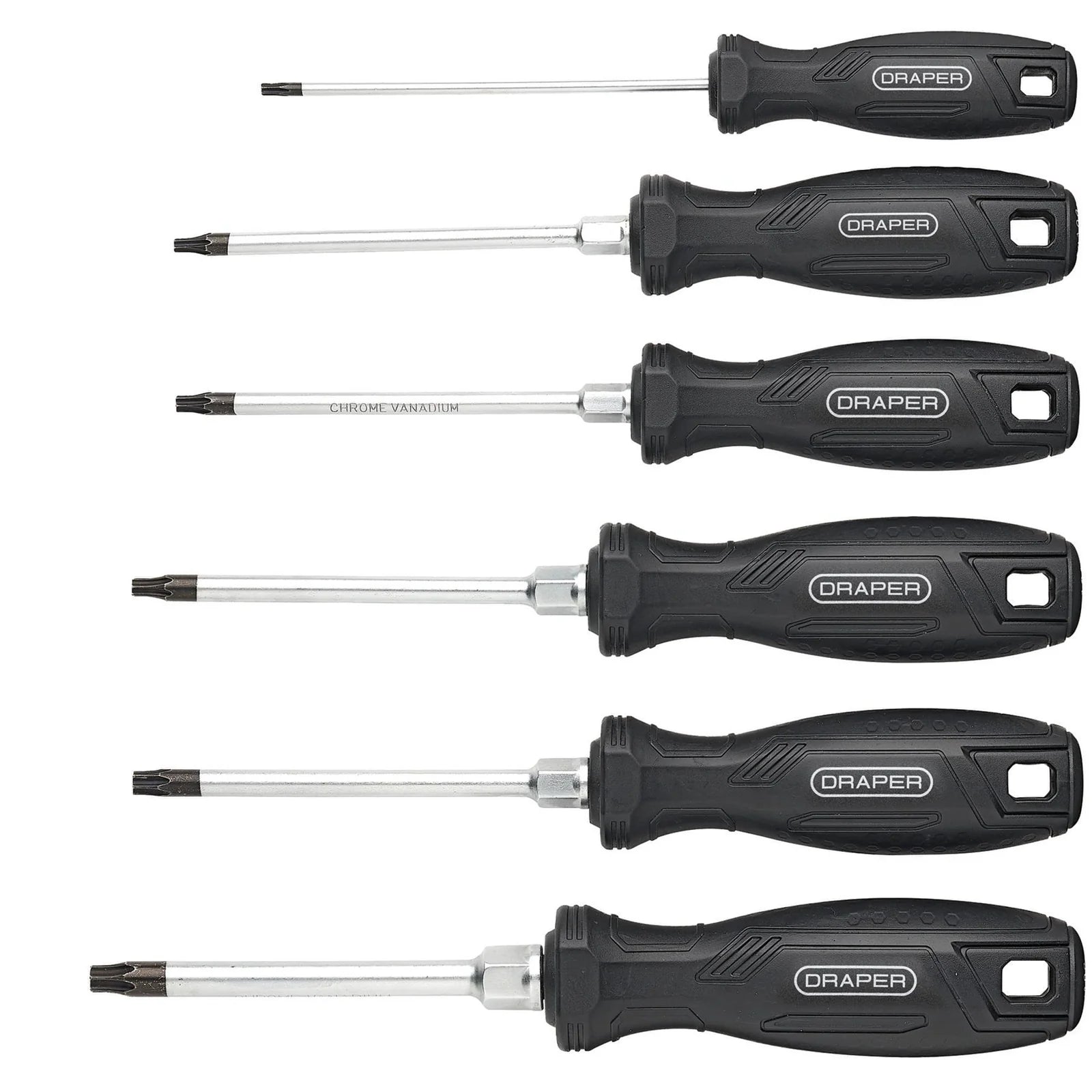 Draper TX-STAR® Hard Grip Screwdriver Set (6 Piece) - 220/S3