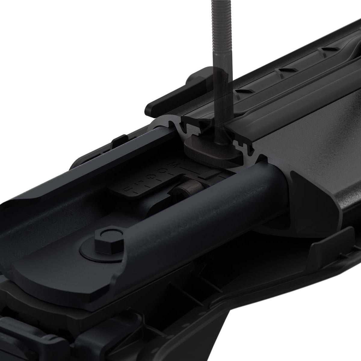 Thule WingBar Edge Roof Bars Black fits Ford Transit Connect Van 2014-2023 4-dr with Flush Rails